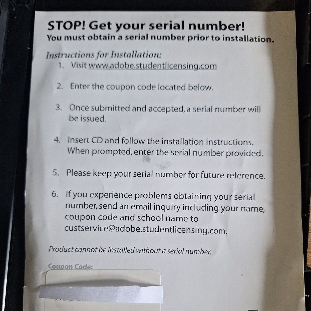 Adobe Creative Suite 3 Master Collection Mac Windows Untested