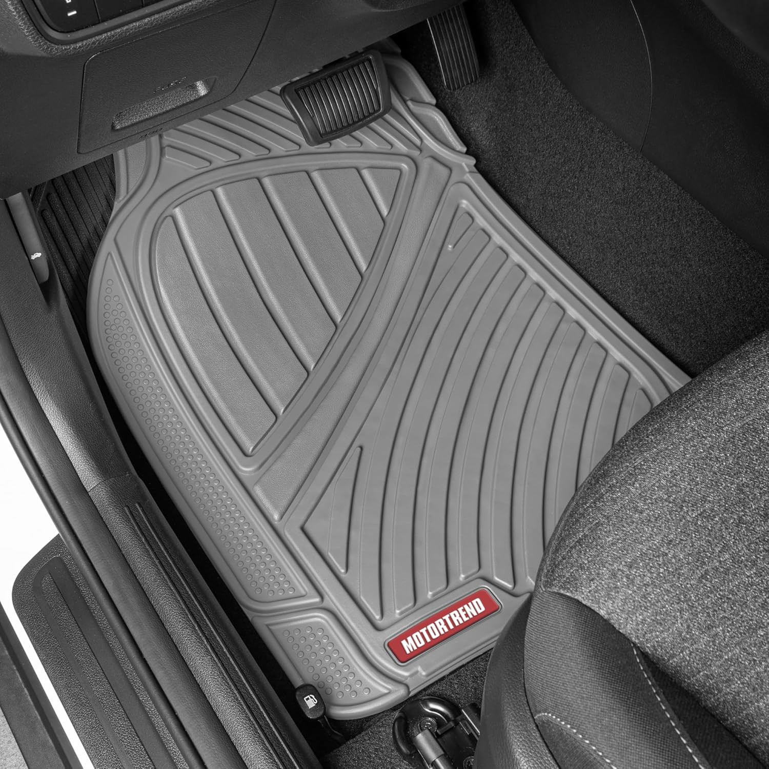 Flextough Performance All Weather Rubber Car Floor Mats with Cargo Liner – Full