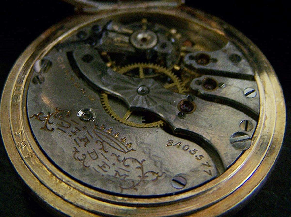 1911 Hampden Diadem 3/0s 15J Pocket Watch –Dueber Hunter Case