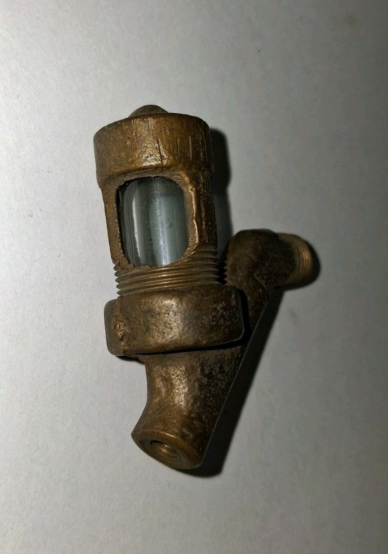 Vintage Lubricator Brass Oiler
