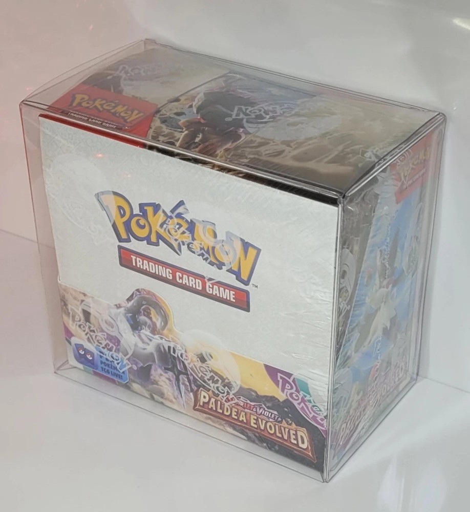 Pokemon Booster Box Protector Case – UV & Scratch-Resistant .50mm Thick