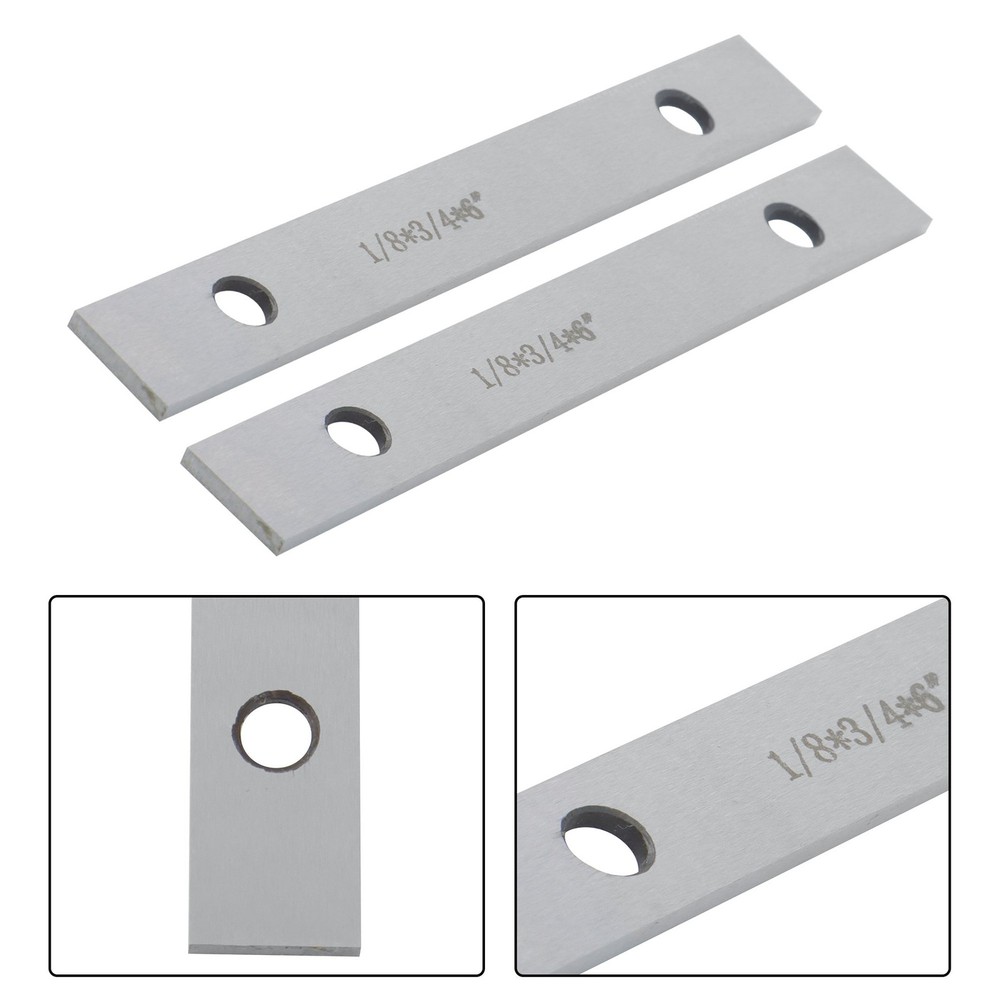 1/8" Thin Parallel Set & 1 Matched Pair 1-2-3 Block Set 23 Holes US
