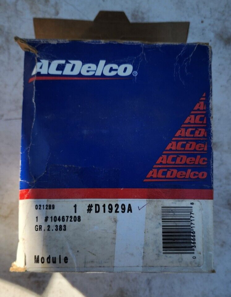 ACDelco D1929A Ignition Control Module 10467208