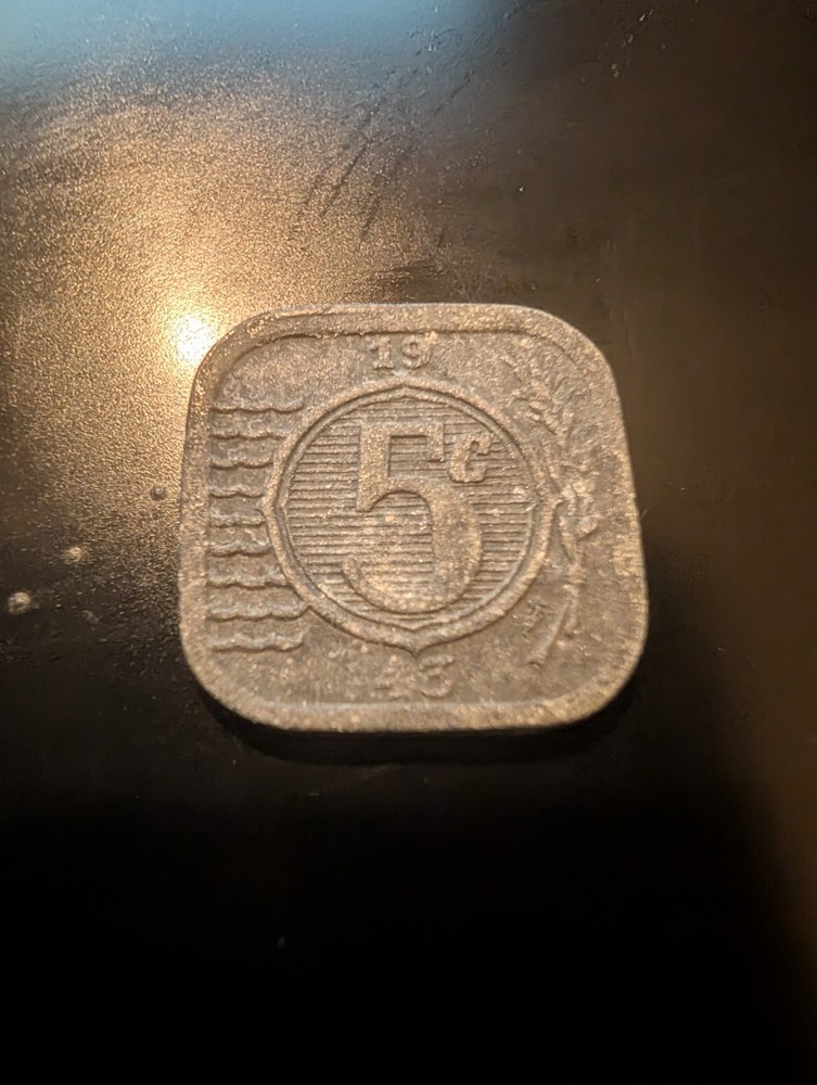 Netherlands 5 cent 1943, VF + condition
