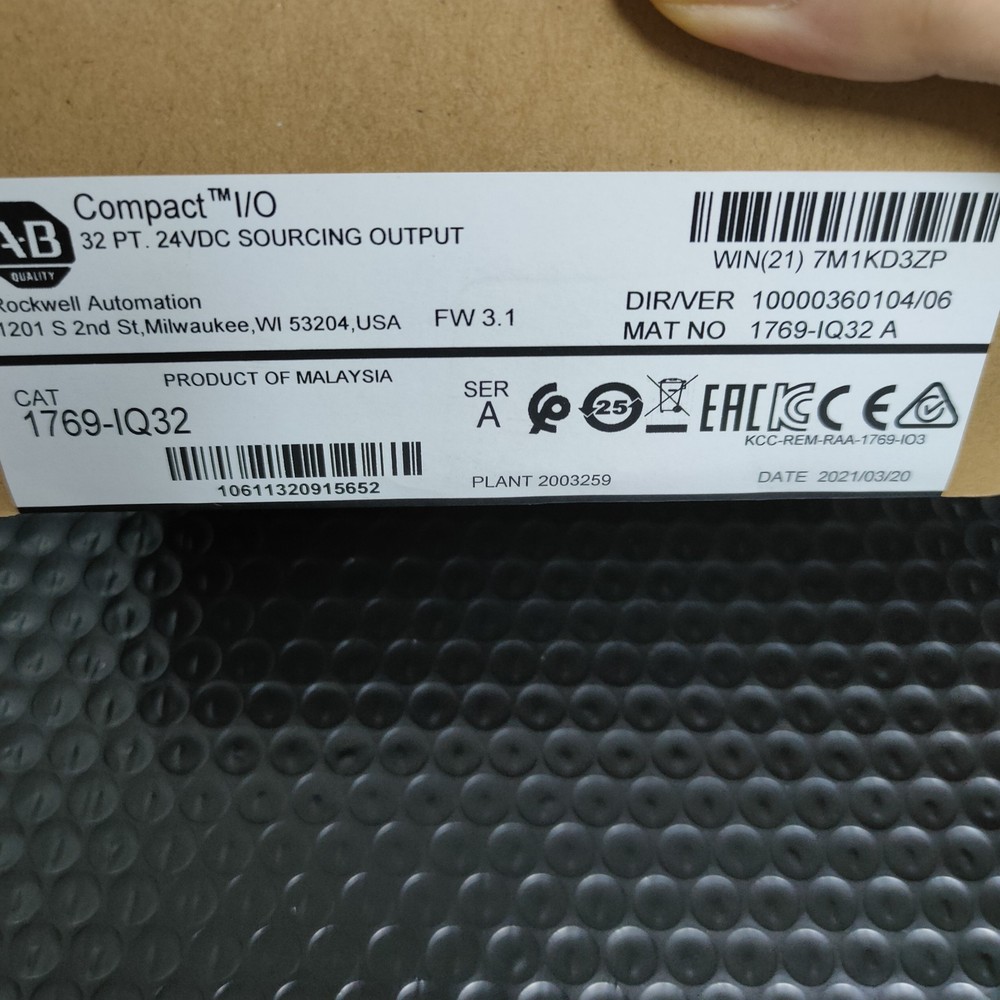 AB 1769-IQ32 SER A CompactLogix 24VDC Input Module New Factory Sealed