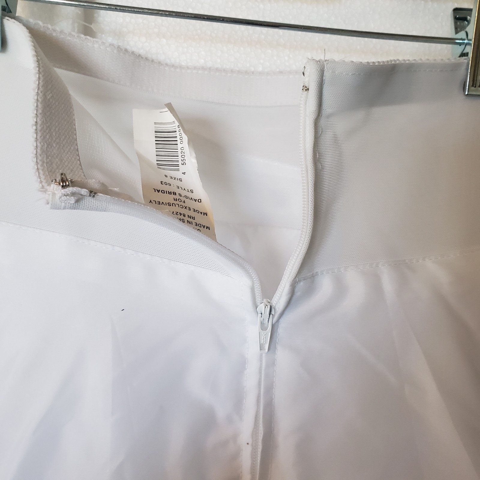 David's Bridal Nylon Layered Crinoline Petticoat Formal Wedding Size 8 Style 603