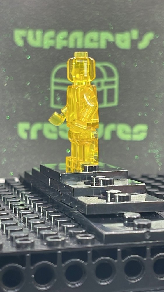 CUSTOM BLANK MOC TRANSPARENTYELLOW MINIFIG