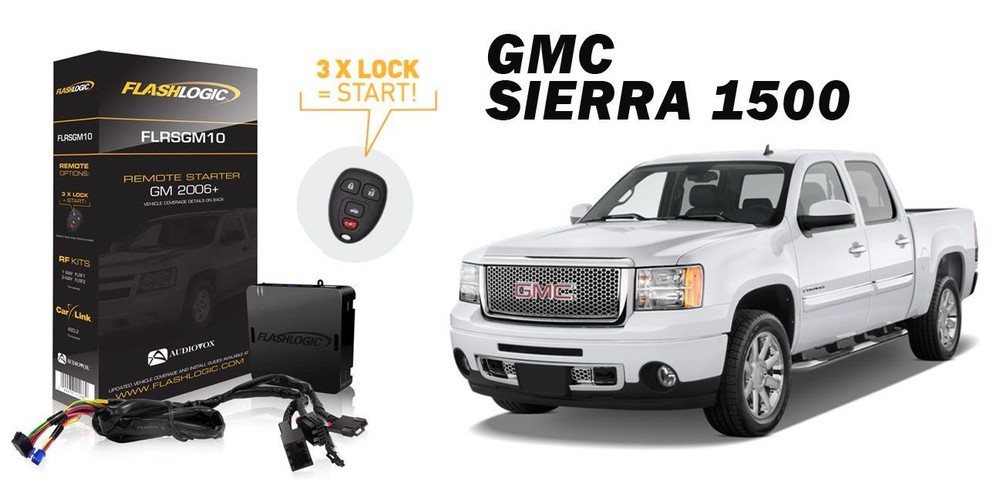 Flashlogic Remote Start for 2010 GMC Sierra 1500 w/Plug & Play Harness