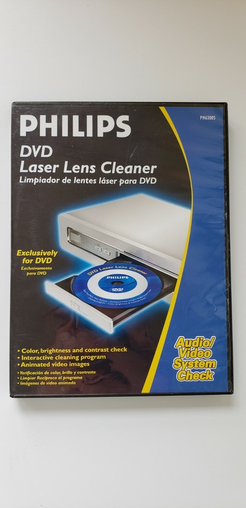 Philips DVD Laser Lens Cleaner Audio/Video System Check B1