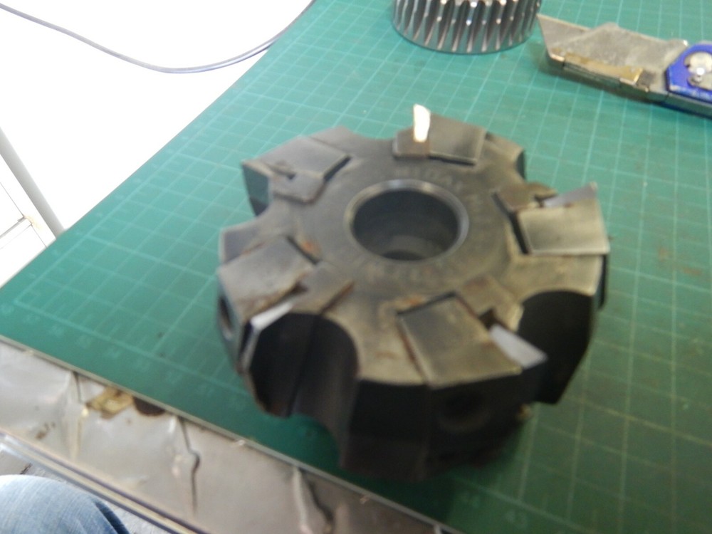 Widax 80mm Diameter (3.1496") Insert Fly Mill 1.0" Arbor