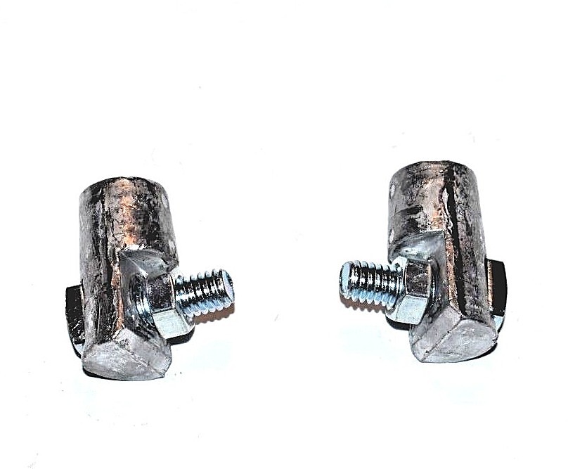 2 New U1 Battery Flag Terminal To Top Post Adapter Deka