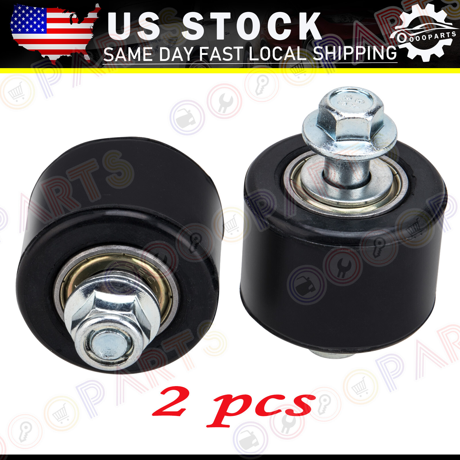 For Yamaha Warrior YFM350 RAPTOR 350 Upper & Lower Dual Bearing Chain Roller Set