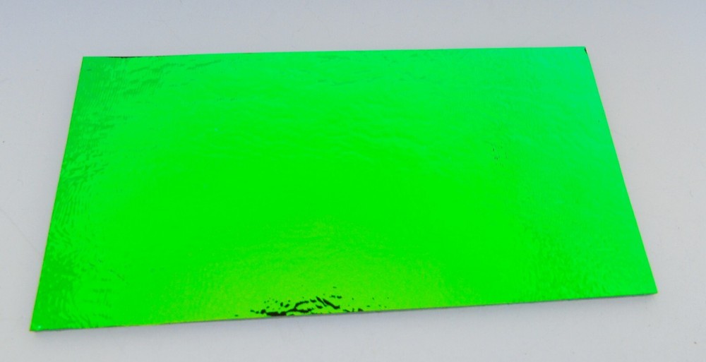 CBS Dichroic Glass coe 90 Emerald on thin Black