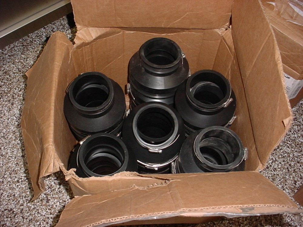 PIPE CONX RUBBER COUPLINGS