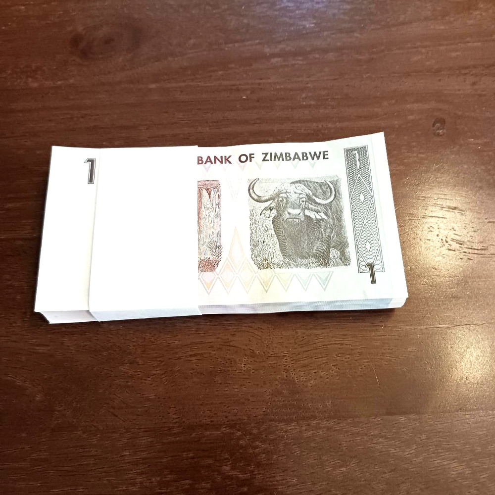 2007 (2008) Zimbabwe 1 Dollar Pick 65. Uncirculated. 1 Note.