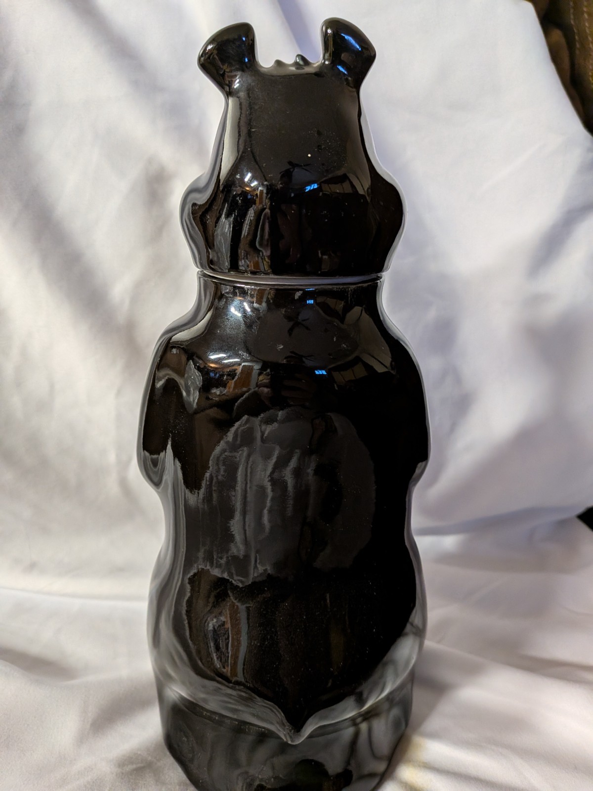 Vintage Hamm's Beer Bear Decanter - 1972 11" Growler Bottle