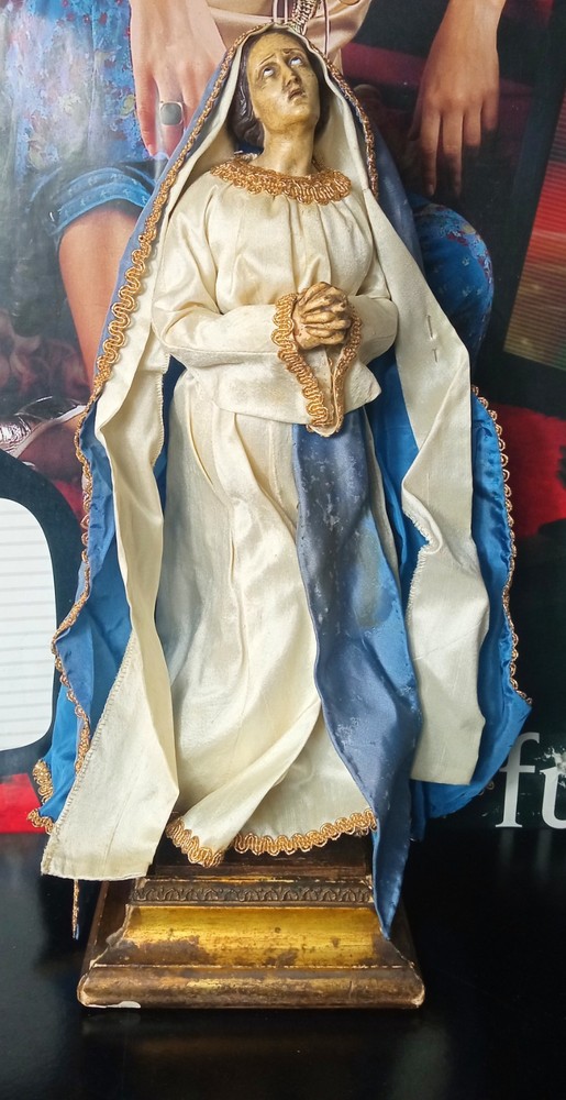 Immaculate Madonna Late '800 Conception Statue