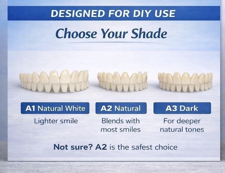 Acrylic False Teeth Only | DIY Denture Making Repair Upper Lower No Base