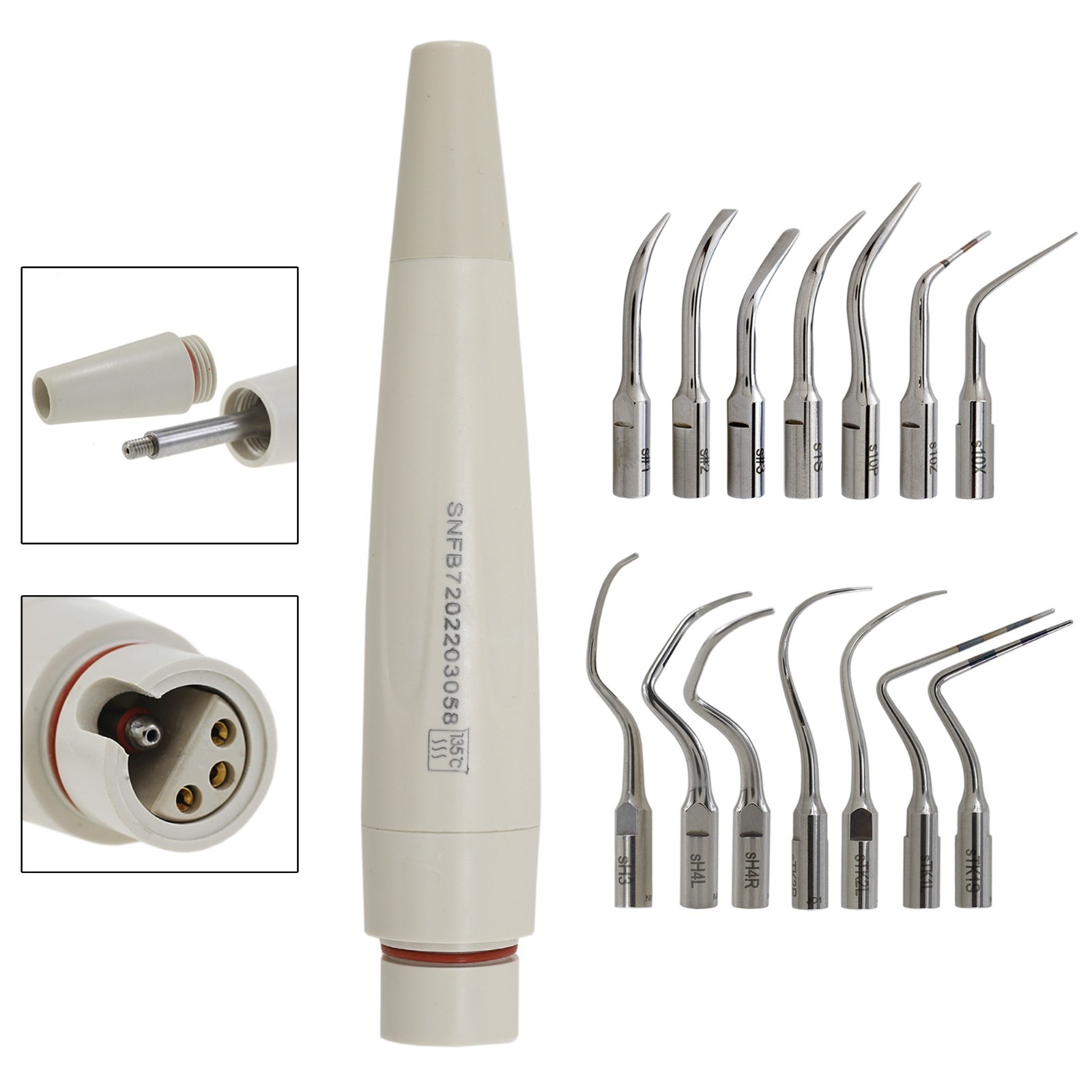 Dental Satelec ACTEON Suprasson P5 Piezo Handpiece Ultrasonic Scaler Tips H3 1S