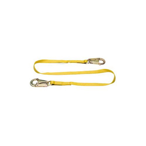 Werner C111102 2ft Polyester Web Positioning Lanyard 2 Snap Hooks Gold