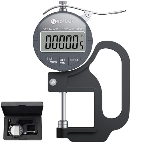 Digital Thickness Gauge 0-1"/0.00005" Silver-grey