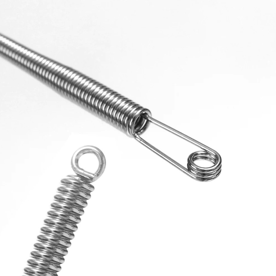 2 pcs Bendable Spring Drawstring Threader Clip for Pants Hoodies DIY Sewing