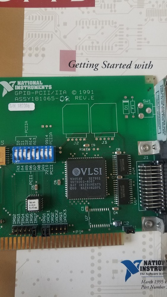 National Instruments 181065-01 GPIB-PCII/IIA ISA Interface Controller Card