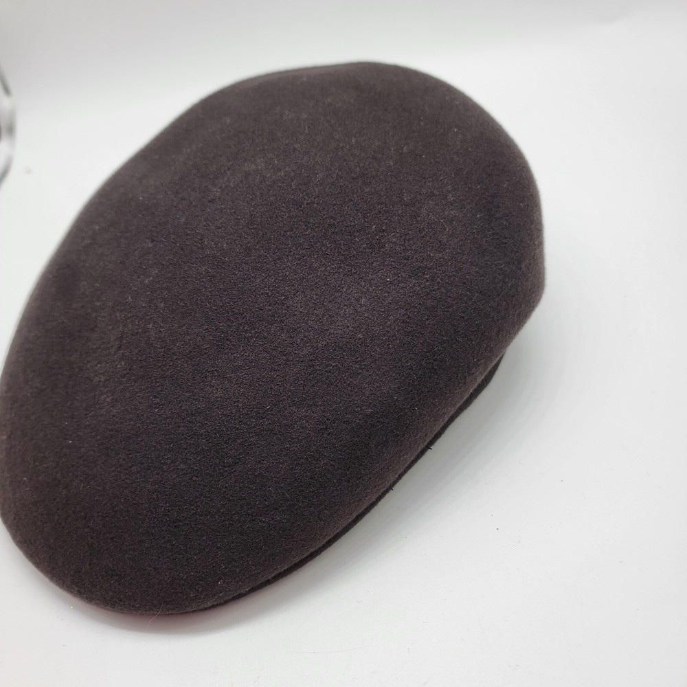 SCALA Wool Brown Wool Beret Hat Vtg