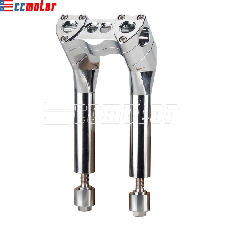 8" 9" Handlebar Pullback Riser Club Style 1" Bar For Harley Softail Dyna FXDWG