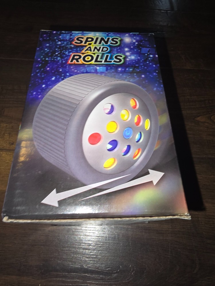 Remote Control Spin and Roll Disco Light Effect Party 360 Rotation Colorful