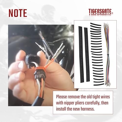 14" & 16" Handlebar Switch Control Wires Extension Harness Kit for 10"&12"