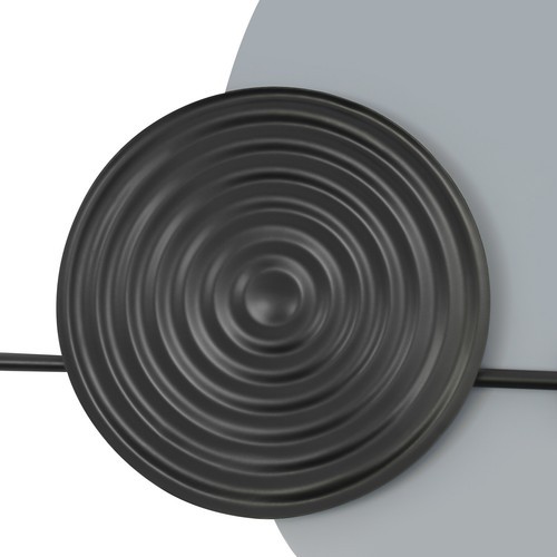 Modern Iron Wall Clock with Pendulum, Elegant Design for Home Decor