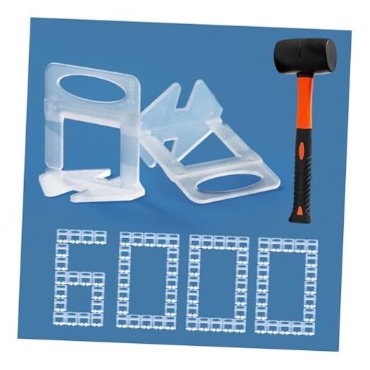 Tile Leveling System 1/8" Spacers Tile Leveler Clips DIY Tile 1/8 inch 6000