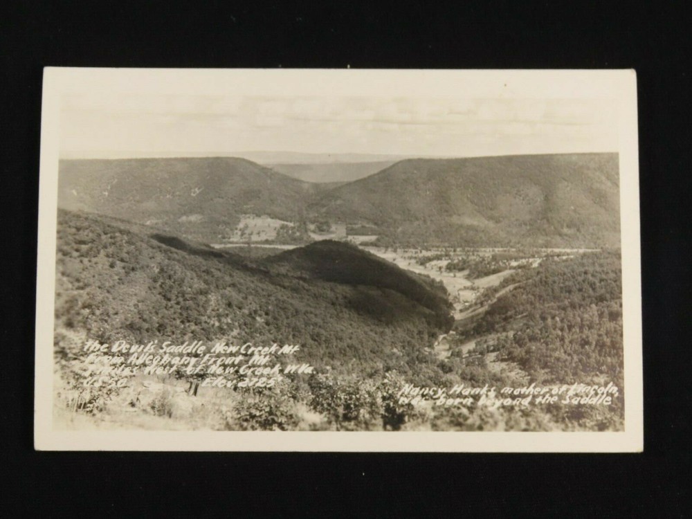 Antique RPPC Postcard Devils Saddle New Creek MT B8052