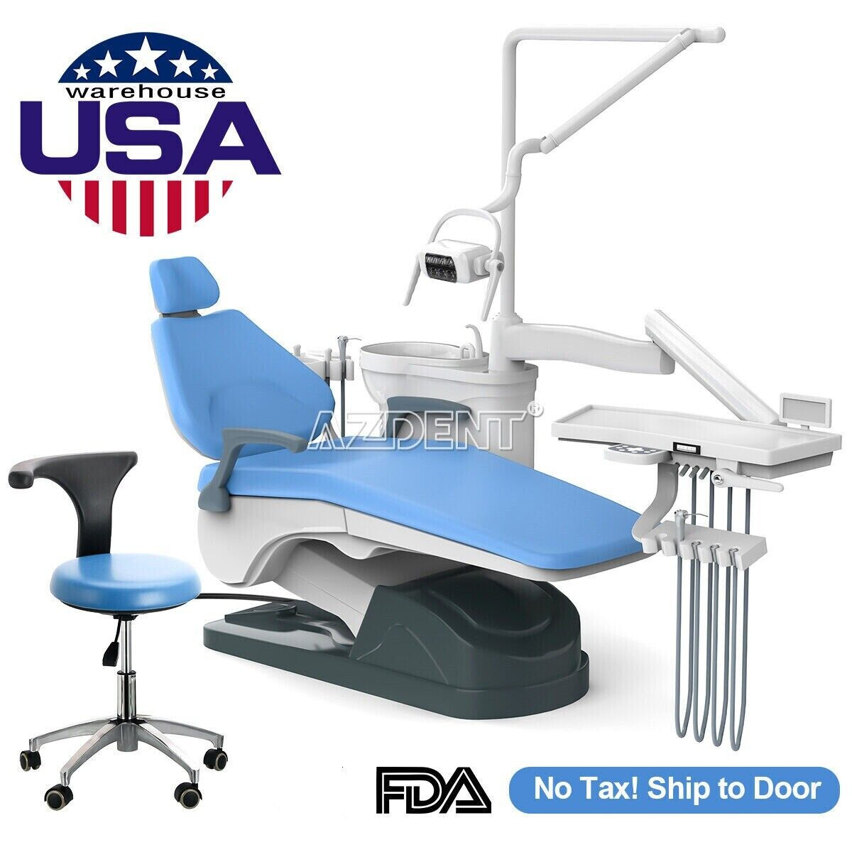 Silla de unidad dental control informático/unidad de entrega móvil portátil USA