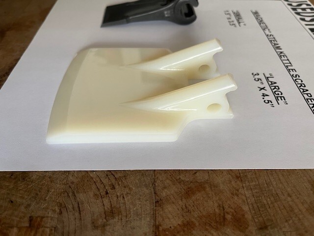 STEAM KETTLE SCRAPER BLADE, MAGNETIC.