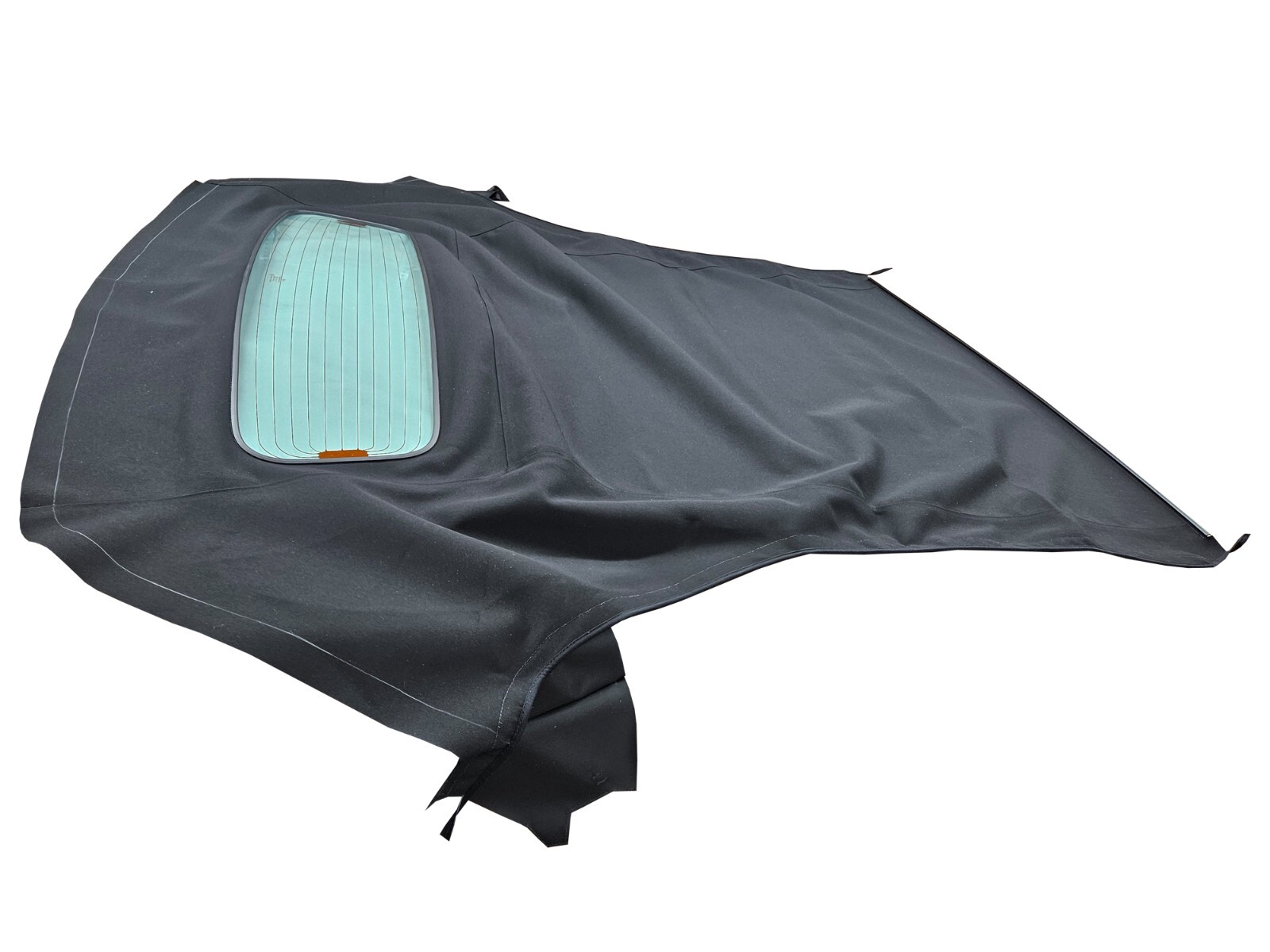 Fits: Ford Mustang 2005-2014 Soft Top & Heated Window Black Haartz Canvas