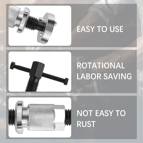 Brake Caliper Compression Tool Set,Chrome-Plated Steel Brake Caliper Tool 5PCS