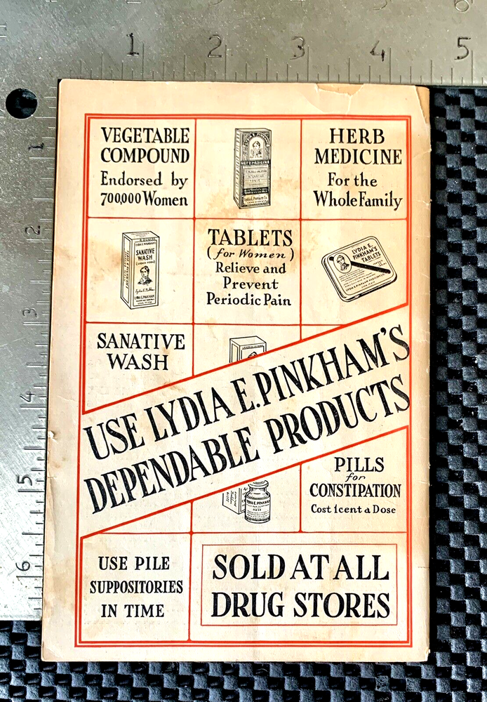 THREE HUNDRED BRAIN TEASERS LYDIA E. PINKHAM'S DEPENDABLE PRODUCTS BOOKLET