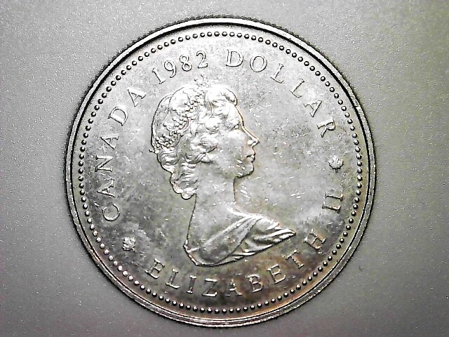 1982 Canada Dollar Coin - 1867 Confederation Constitution