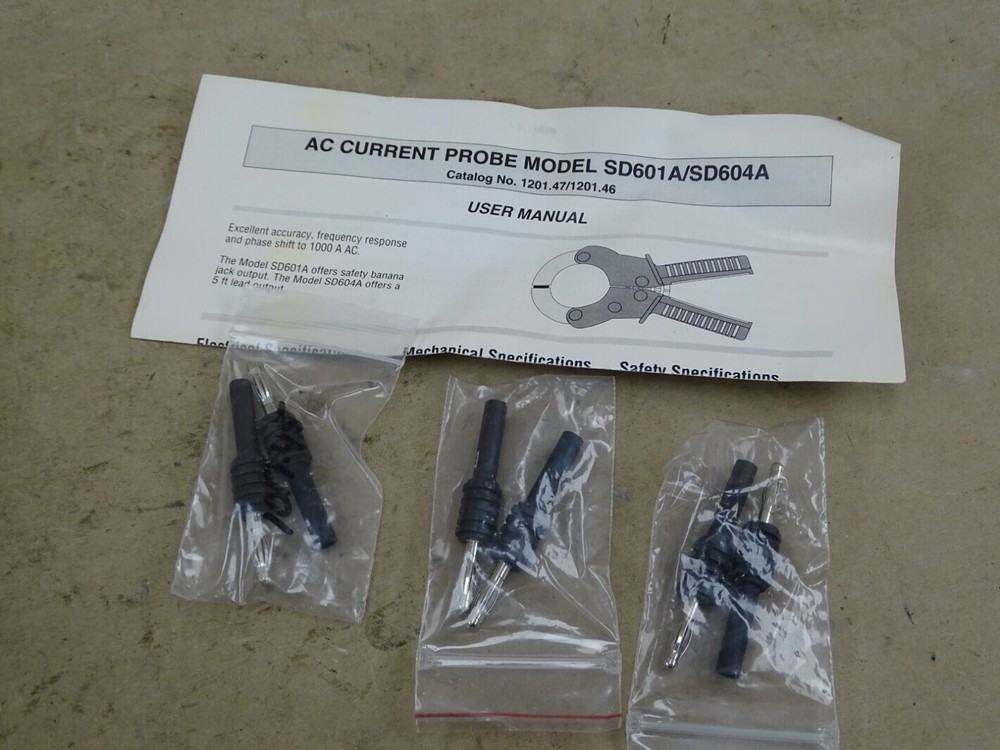 AEMC AC Current Probe 1 to 100A RMS, SD604A