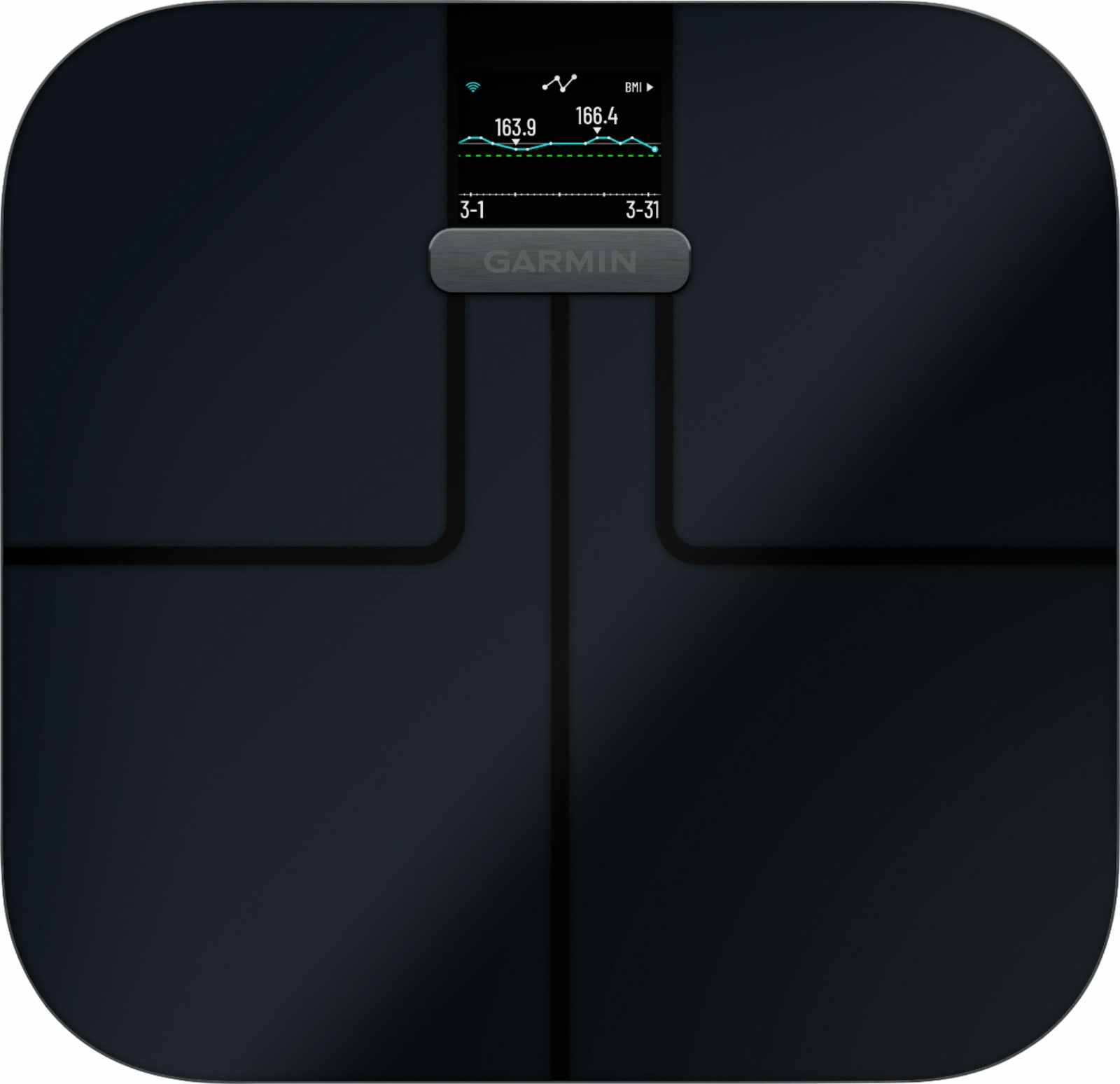 Garmin USA - IndexS2 Smart Scale - Black