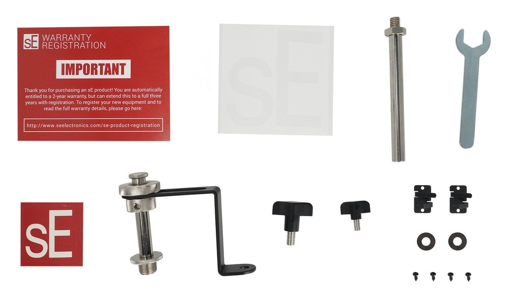 Se Electronics guitaRF Reflexion Filter Isolation Shield Mic Stand+Headphones