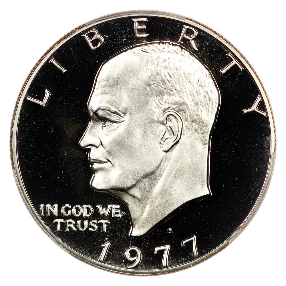 1977-S $1 PCGS PR70DCAM - Ike Dollar