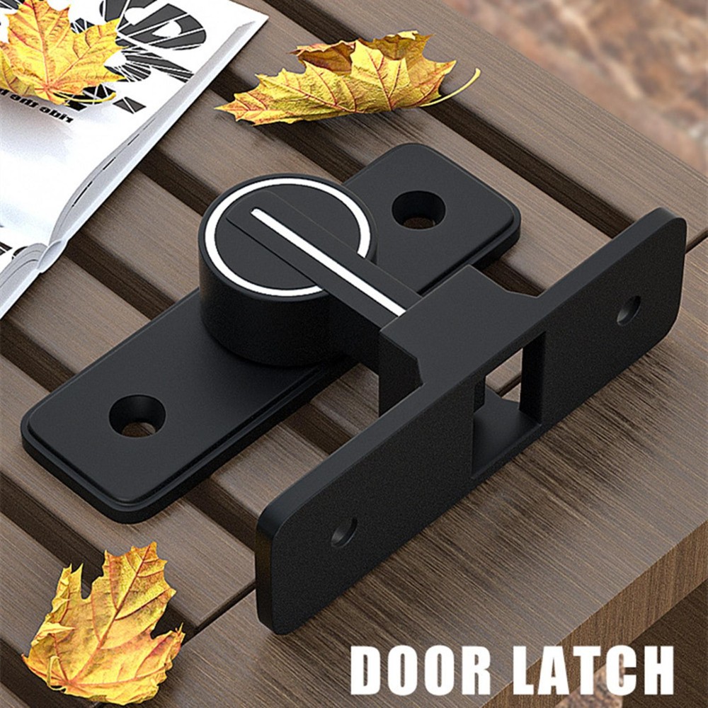90° Keyless Interior Door Bolt Luminous Surface-mounted Room Door Latch bb