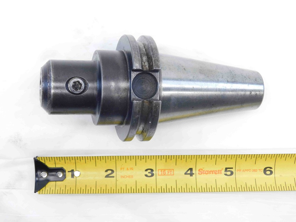 CAT40 PARLEC 7/16 I.D. SOLID END MILL TOOL HOLDER .4375 2 1/2 PROJ. C40-43EM2