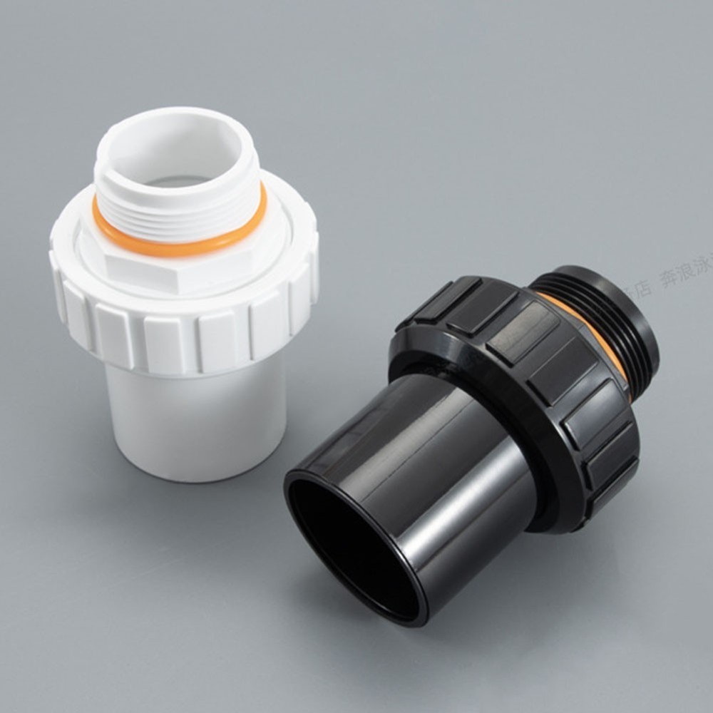 PVC Sand Filter Pipe with Threaded Union Joints for Pool Systems 15 Inch 2 Inch