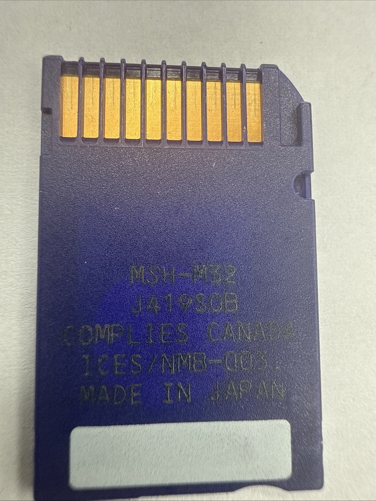 Sony 32 MB Memory Stick Duo Card - (MSH-M32A)