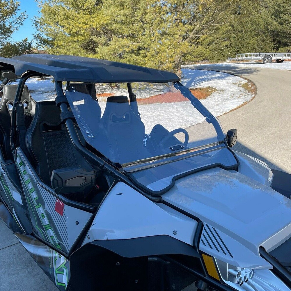 Flip Front Windshield Scratch Resistant for Arctic Cat Wildcat 1000X / 1000 4X