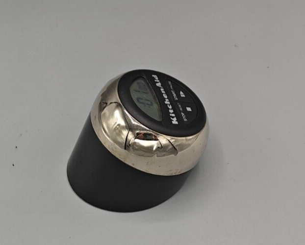 Kitchen Aid Digital Timer Black Chrome Cooking Rotating 9 Hours 59 Minutes